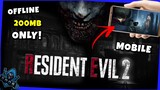 How to Play RESIDENT EVIL 2 on Mobile | 200mb Lang! 🔥
