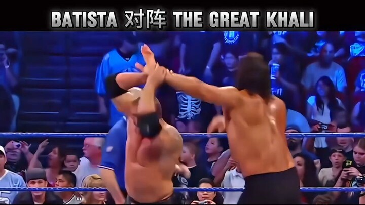" Batista vs The Great Khali " 💀 | " Normal Match " | 💥 WWE SmackDown 2008