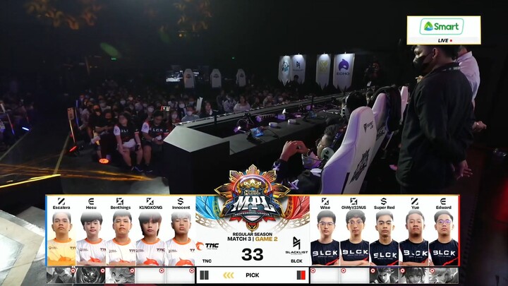 MPL PH S11 - W5D2 - BLCK vs TNC - GAME 2