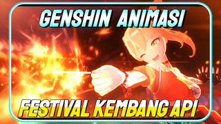 [Genshin Impact, Animasi] Ayo menonton kembang api di festival kembang api!