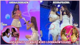 [AndaLookkaew x NoonPraewa] SWEET MOMENTS During DONKI COSMOSTH | Anda knelt down to Lookkaew