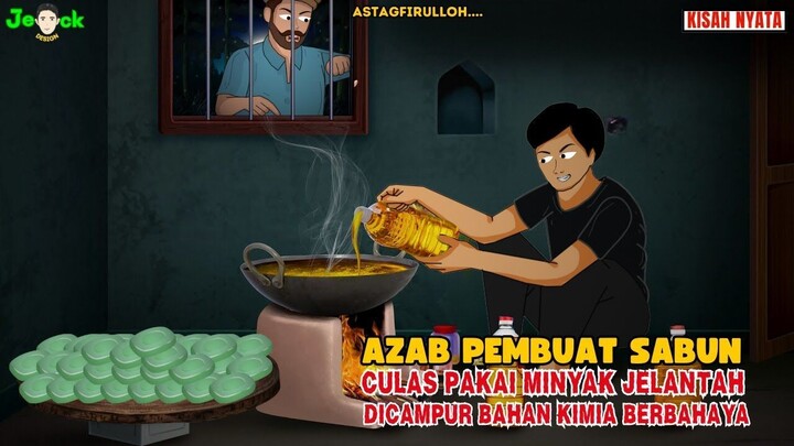 AZAB PENJUAL SABUN PAKAI MINYAK JELANTAH DICAMPUR BAHAN KIMIA BERBAHAYA  SIN