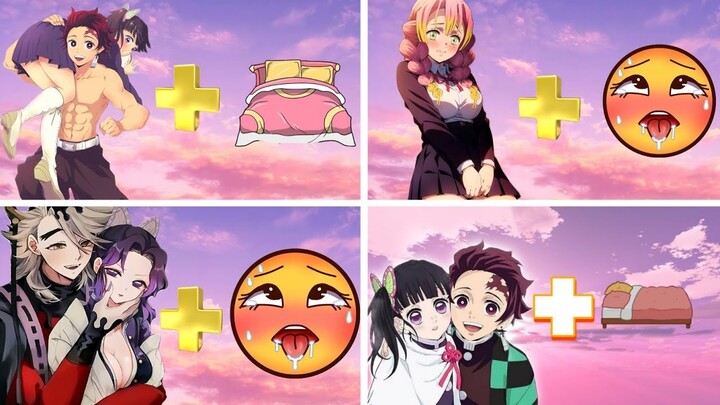 Demon Slayer All Characters x No clothes cute [All Part 2]