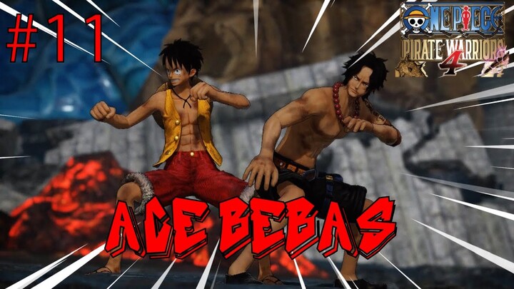 One Piece PIrate Warrior 4 Gameplay Indonesia : Ace Bebas..! (11)
