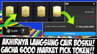 LANGSUNG CAIR BOSKU!! GAS GACHA 6000 MARKET PICK TOKEN / TOKEN PILIHAN PASAR EASPORT FC MOBILE