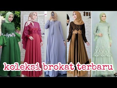 Gamis Brokat Pesta Terbaru
