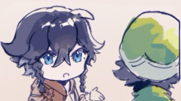 [Audio short comic | Breeze and boy] A daily routine of braiding hair~