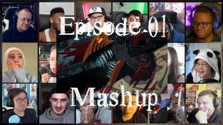 Chainsaw Man Episode 1 Reaction Mashup