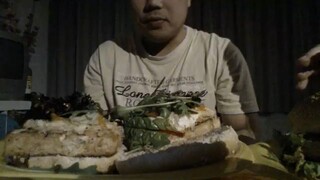 ASMR EATING SOUNDS - SUPER TASTY TEMPEH BURGERS(COLLAB WITH GIRLFRIEND)