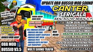 UPDATE OBB MOD SOUND CANTER SERIGALA BUSSID V3.5 | FULL MARKAS BUSSID | BUS SIMULATOR INDONESIA