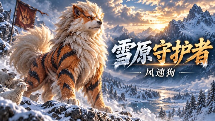 【宝可梦】如果风速狗真实存在，它会成为雪原的守护者吗？｜AI超写实短片