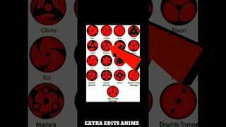 Sharingan 's in Naruto #shorts #madara #naruto #trend #sharingan #obito #short #edits #anime  #part1