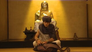 "About the Buddha statue making the scissor hand gesture!" I laughed so hard that I had eight pack a