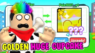 HASIL NABUNG DIAMOND PET SIMULATOR X BERBUAH GOLDEN HUGE CUPCAKE - Roblox Indonesia