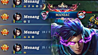 KETIKA SOLO RANK PAKE ALUCARD 🥶ATURAN PERTAMA HARUS G1L4 🤣