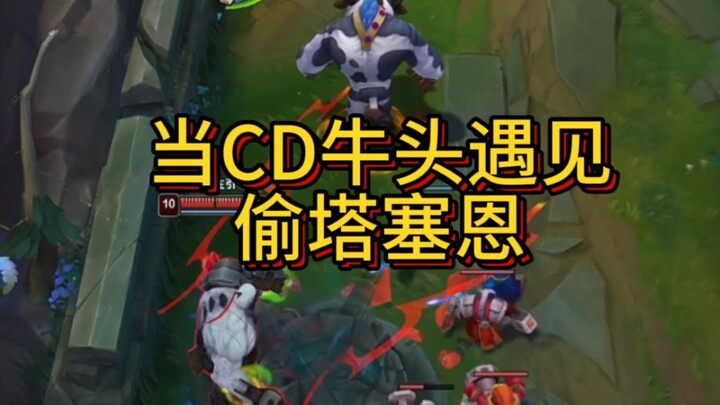 Sion cứ bị Niu Niu húc mãi, chắc hẳn rất tức giận nhỉ