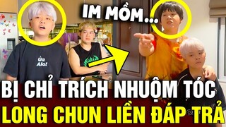 Nhuộm đầu tóc BẠCH KIM ĂN TẾT bị phán xét hư hỏng, anh trai LONG BÉ liền ĐÁP TRẢ |Tin Nhanh Official