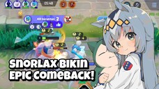 Aksi Snorlax Bikin Epic Comeback! - Pokemon Unite