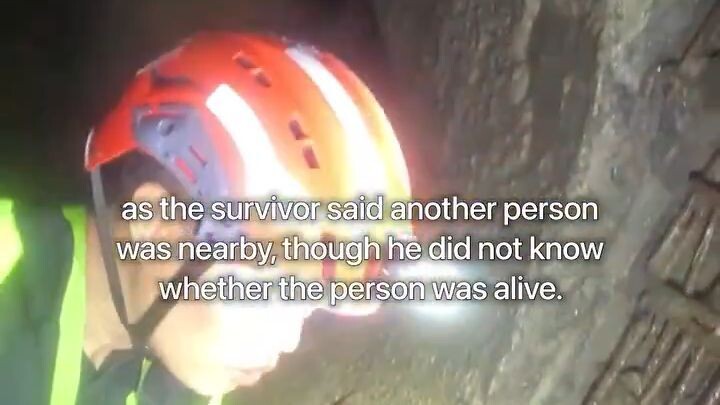 A Chinese man who survived a landslide in Nepal was found and successfully rescued by a South Korean