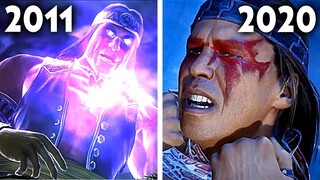 Mortal Kombat 11 Aftermath Nightwolf Sacrifice Himself Vs MK9 Nightwolf Sacrifice Himself Comparison