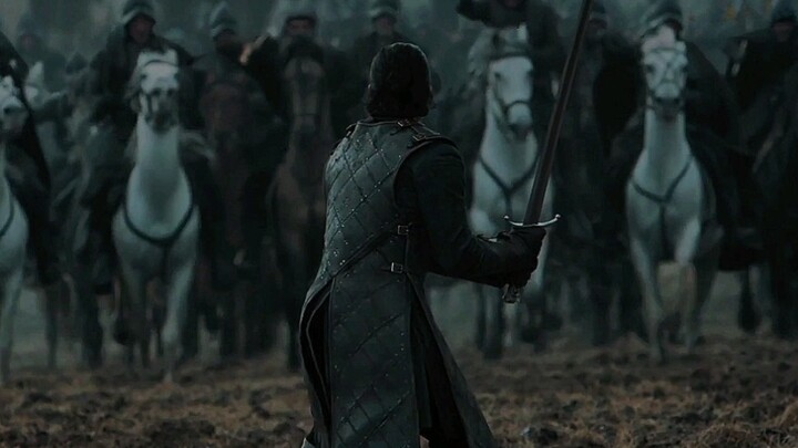"He won the moment he drew his holy sword"