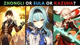 Should you go all-in for Zhongli, wait for Eula, or save up for Kazuha? - Genshin Impact