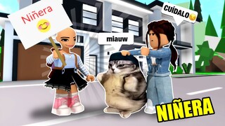 🤣Siendo Niñera en Brookhaven  😆/Roblox