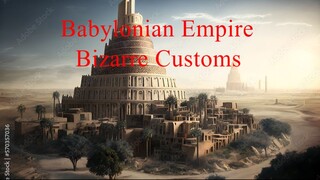 Bizarre Customs Of The Babylonian Empire