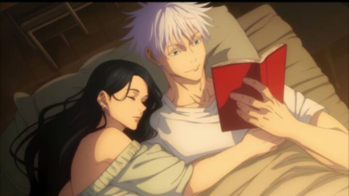Gojo bacain diary  Ampe bebeb nya ketiduran