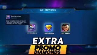 FREE! CLAIM YOUR EXTRA PROMO DIAMONDS & FREE ELITE SKIN | MOBILE LEGENDS