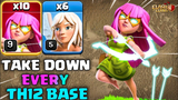 SUPER ARCHER SMASH TH12 TAKE DOWN ANY BASE - BEST TH12 Attack Strategy PAR T#1