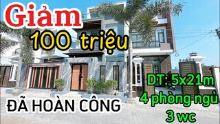 👍Nhà đẹp Kim Thủy-SHR giá rẻ✅ĐÃ HOÀN CÔNG 5x21m có 4pn 3wc💥 cách chợ Bình Chánh đúng 10 phút đi xe