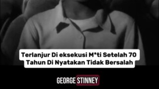George stinney terlanjur dieksekusi mati setelah 70 tahun dinyatakan tidak bersalah