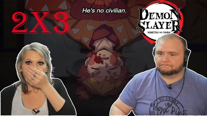 DEMON SLAYER: KIMETSU NO YAIBA 2x3 REACTION | What Are You?