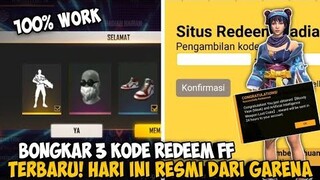 BONGKAR 3 KODE REDEEM FF TERBARU HARI INI 5 MEI 2022❗ DAPAT JENGGOT BNL GRATIS?