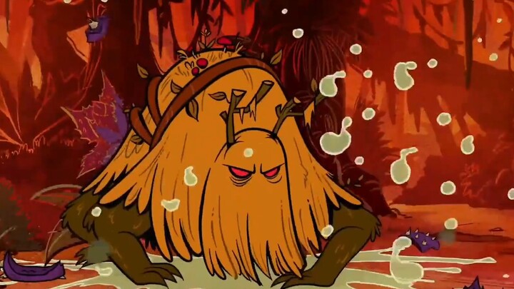 How scary is Mickey Mouse's home? He turned the small garden into a tropical jungle, with monsters a