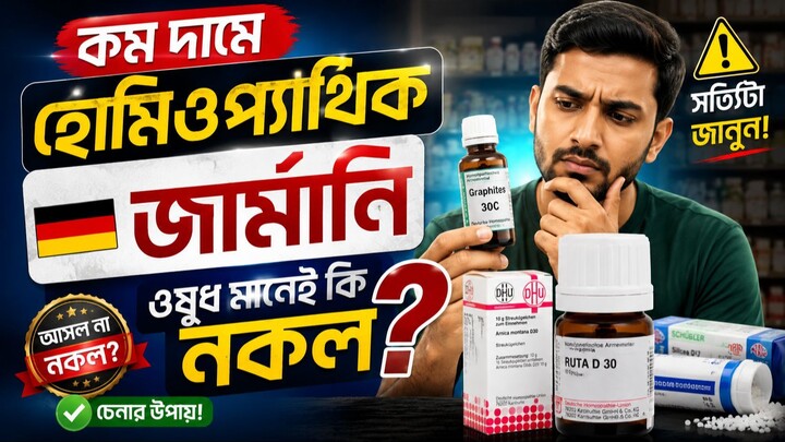 জার্মানি হোমিওপ্যাথি বাংলাদেশে আসার পর কী হয় ❓ জেনে নিন পেছনের রহস্য