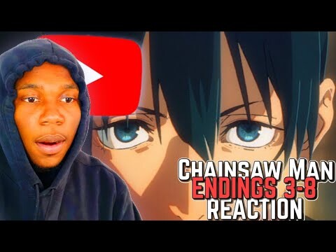 This was SURPRISING! OG Anime Fan reacts to Chainsaw Man Endings 3-8! Chainsaw Man Reaction
