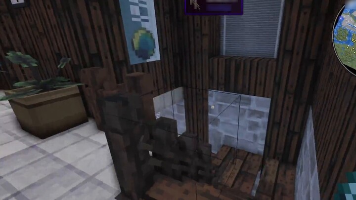 Minecraft -MC 1.16.5 Block town Yuushya mod xây dựng một căn gác nhỏ