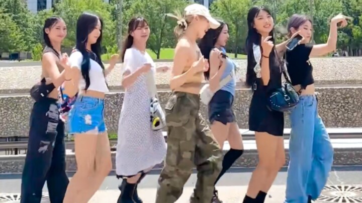 [(G)I-DLE] Yujie in Dallas ➡ Fully embodies the American street style vibe