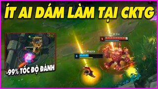 Ít người nào dám làm điều này ở CKTG, Khi bạn bị trừ 99% tốc độ đánh - LMHT - LOL - Skin - Montage