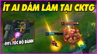 Ít người nào dám làm điều này ở CKTG, Khi bạn bị trừ 99% tốc độ đánh - LMHT - LOL - Skin - Montage