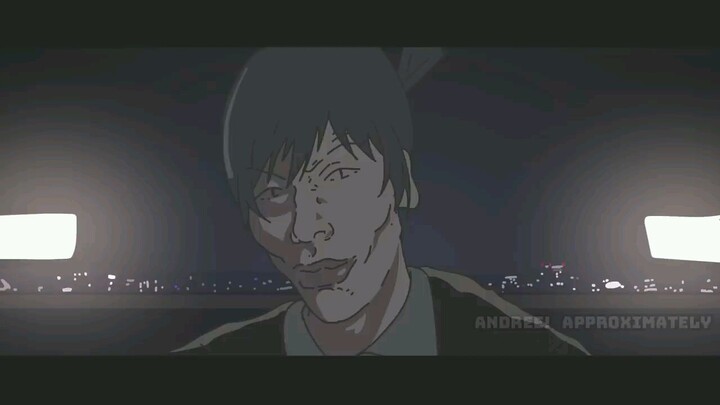 Chaiwsaw man opening in paint version