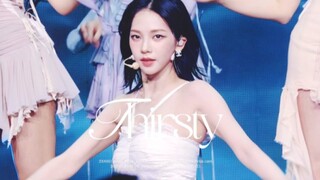 十一月再看thirsty仙女风！【柳智敏】231113站姐4K thirsty直拍，微风吹着中长发，别样仙女美！