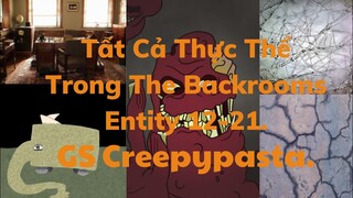 Tất Cả Thực Thể Trong The Backrooms Entity 12-21 -GS Creepypasta