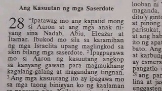 Pang Araw Araw na Talata                Exodus 28:1-5