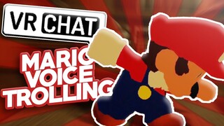 MARIO VOICE TROLLING | Vr Chat Highlights w/DaMarioYT