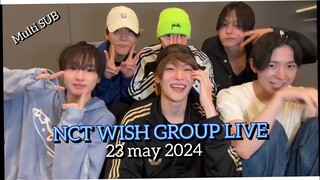 [CC] NCT WISH 💙LIVE TODAY 23.05.24 #nctwish #weverselive #sion #riku #yushi #jaehee #ryo #sakuya