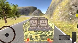 Army Cargo Truck Driving 3d- Military Truck Drive - Mobile Gameplay [Trò chơi Xe tải A