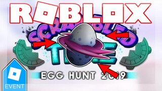 [EGG HUNT 2019 ENDED] HOW TO GET THE LEGGENDARY! | Roblox Scrambled In Time